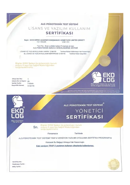 ALG test sistemi lisansı